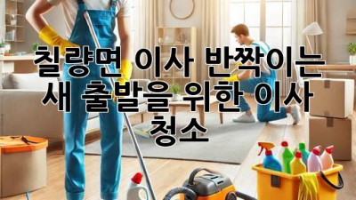 칠량면 이사, ✨반짝이는 새 출발을 위한 이사 청소✨